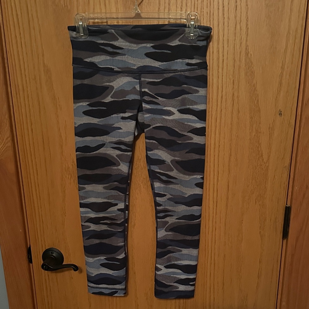 lululemon athletica Blue Camouflage Leggings